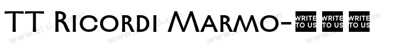 TT Ricordi Marmo字体转换 TT Ricordi Marmo字体转换